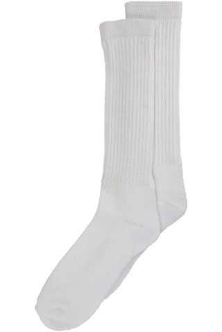 Capelli New York 12" Solid 3 Pack Ribbed Slouch Crew Socks