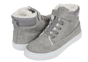 Boys Two-Tonal Faux Leather High-Top Sneaker