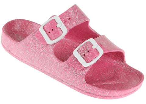 Girls Glitter Unicorn Slip-On Slide Sandal – Capelli New York