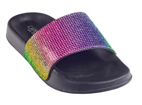 Girls Shimmer Holographic and Glitter Fashion Sneaker – Capelli New York