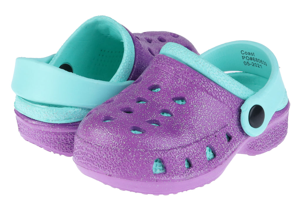 Toddler Girls Allover Glitter Injected EVA Clog – Capelli New York
