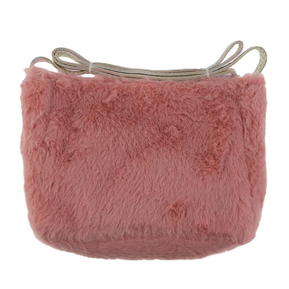 Girls Faux Fur Cross Body Bag
