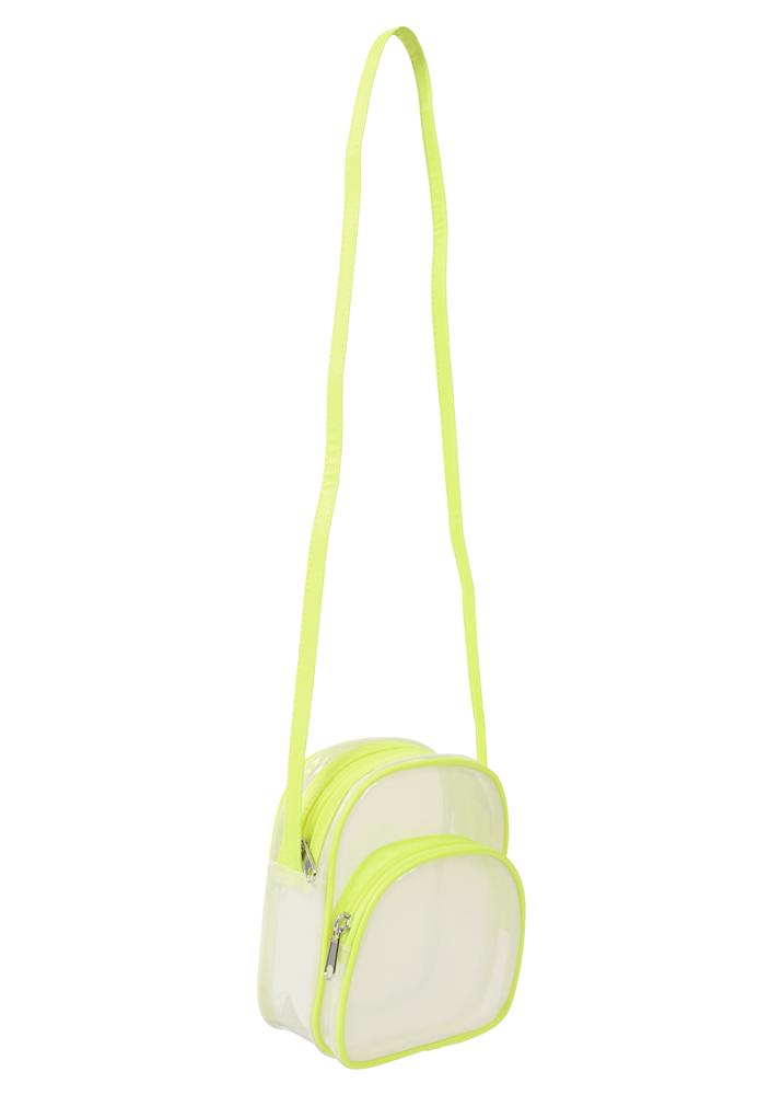 Mini PVC Clear Cross Body Bag Capelli New York