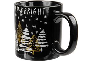 Merry & Bright Forest Wide Can Mug