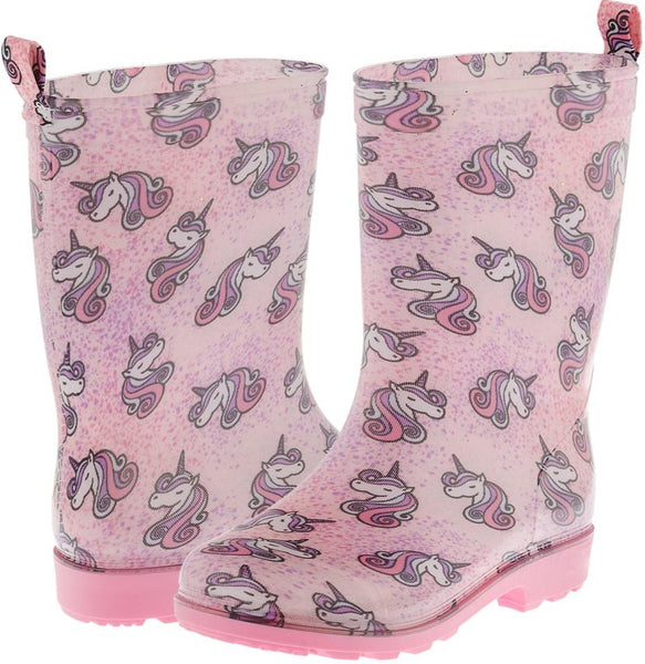 Girls Unicorn Jelly Rain Boot