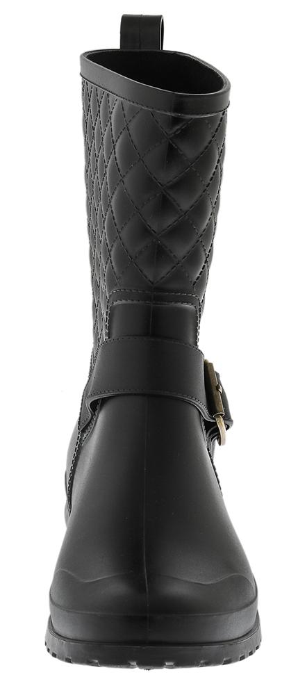 Sperry black quilted rain boots online