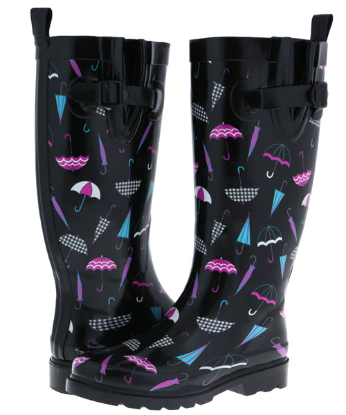 Ladies Umbrellas Tall Rubber Rain Boot