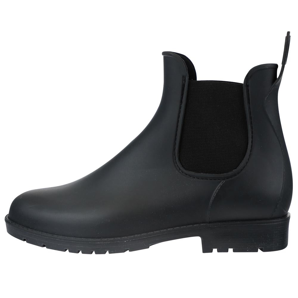 Ladies Matte Solid Chelsea Rain Boot Capelli New York