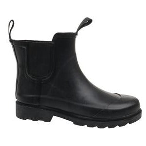 Ladies Matte Rain Boot with Contrasting Toe Cap