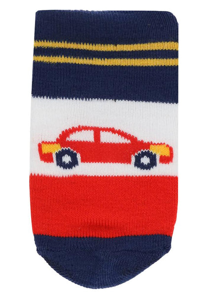 Infant Boys 10 Pack Crew Socks with Grippers