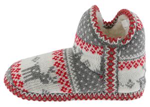 Girls Fairisle Reindeer Knit Boot
