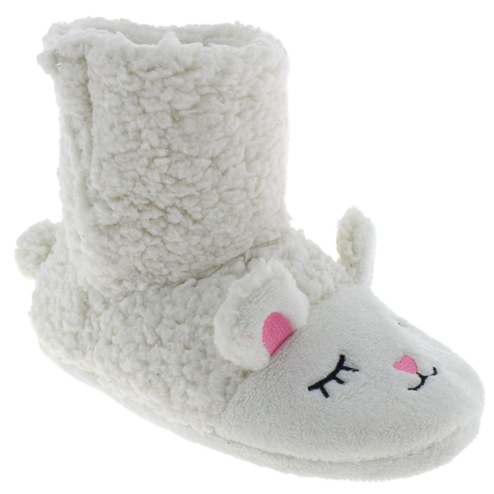Ladies Faux Fur Sleeping Lamb Slipper Boot