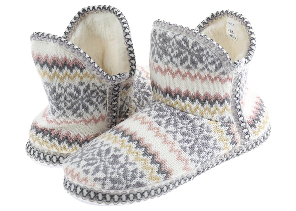 Fairisle slipper boots shop