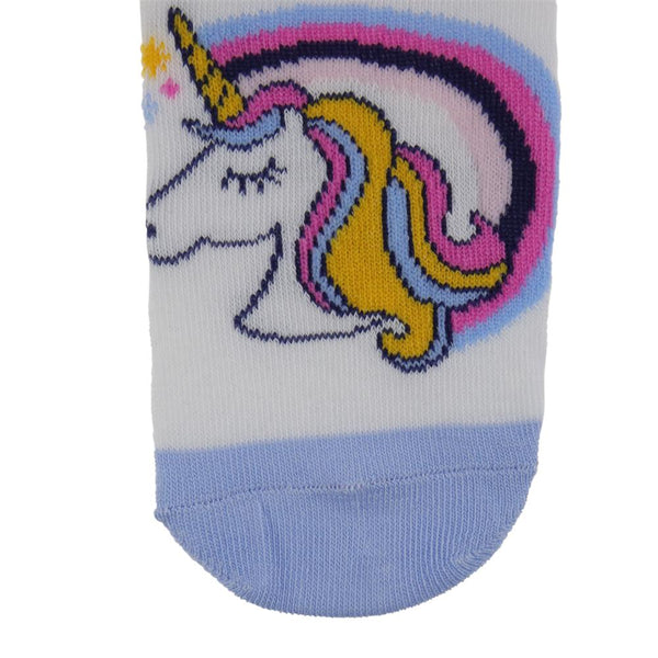 Girls Awesome Unicorn 10 Pack No Show Socks with Bonus Ponies