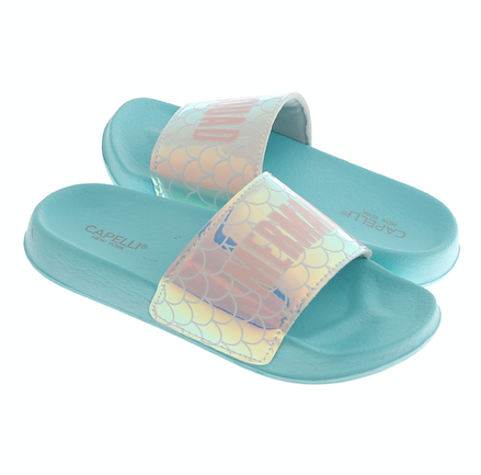 Girls Mermaid Squad Slip-On Slide Sandal
