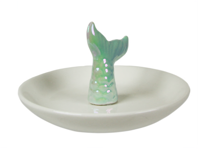Mermaid tail trinket dish discount