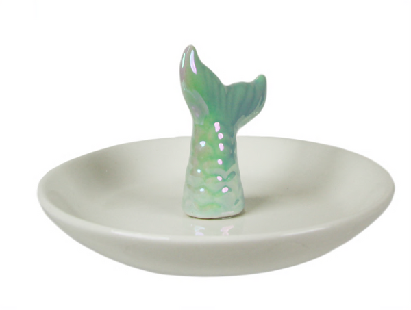 3D Mermaid Tail Ceramic Trinket Tray