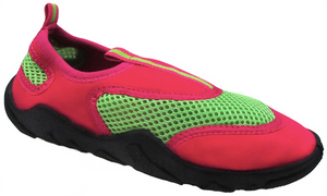 Girls Pink and Green Aqua Shoe