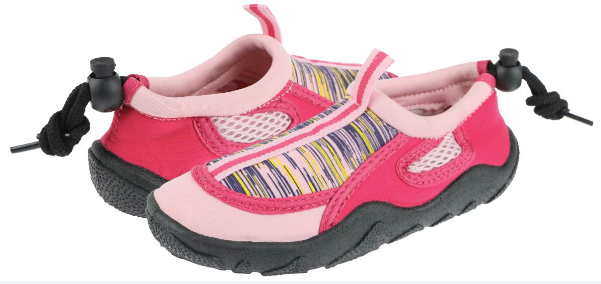 Girls Pink Aqua Shoes