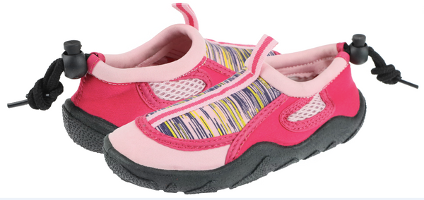 Girls Pink Aqua Shoes