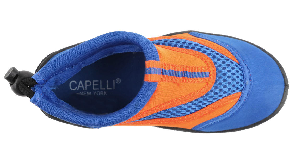 Boys Blue and Orange Aqua Shoes – Capelli New York Boys Blue and Orange Aqua Shoes – Capelli New York