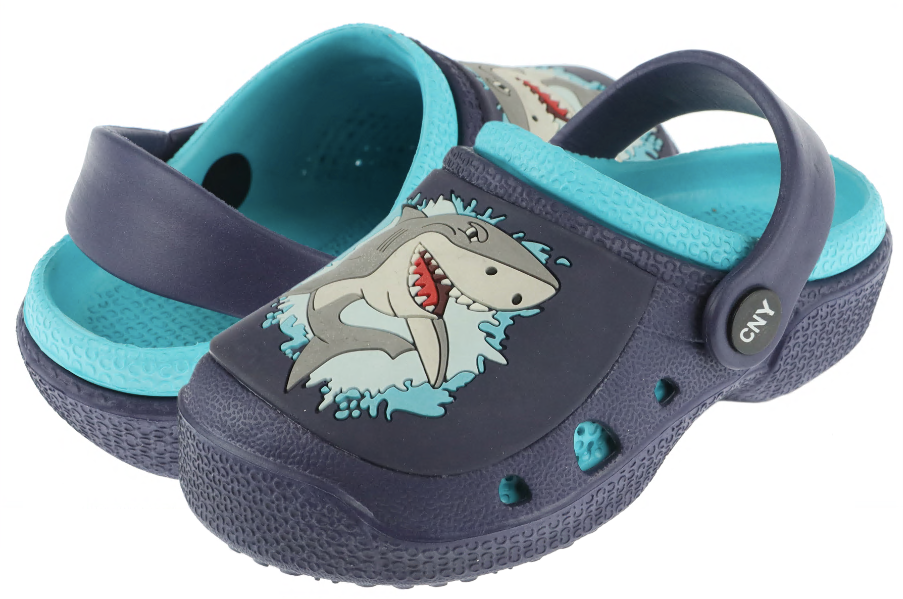 Toddler Boys Shark Printed Clog with Backstrap – Capelli New York