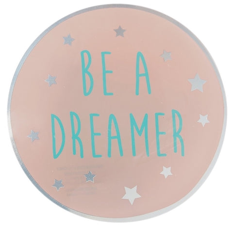 "Be a Dreamer" Glass Trinket Tray